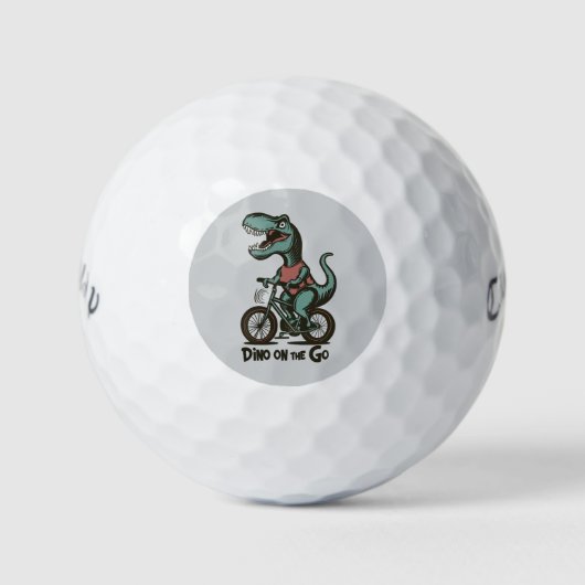 Balles De Golf Dino en déplacement (Devant)