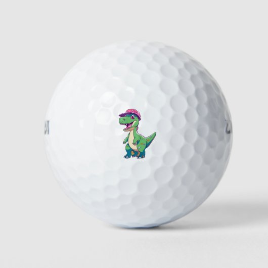 Balles De Golf dino mignon (Devant)