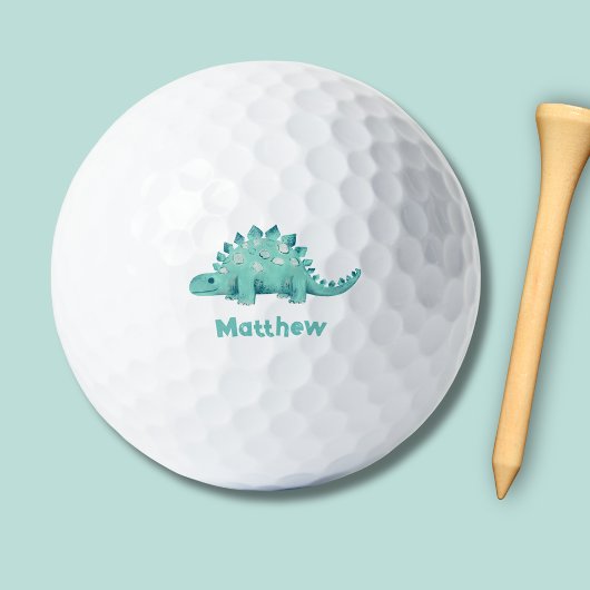 Balles De Golf Dinosaur Stegosaurus Prénom