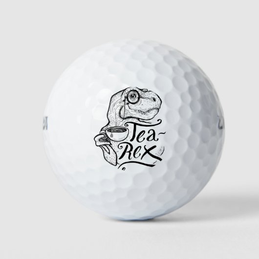 Balles De Golf Dinosaur Tea Rex (Devant)
