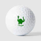 Balles De Golf Dinosaure Design (Recto)