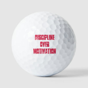 Balles De Golf Discipline plutôt que motivation