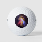 Balles De Golf Divine Mercy Gold (Devant)