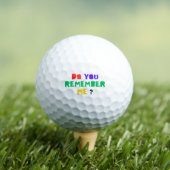 Balles De Golf DO YOU REMEMBER ME Golf Balls (T-shirt Insitu)