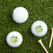 Balles de golf Doe et Faon (Herbe in situ)