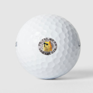 Balles De Golf Dogecoin à la lune
