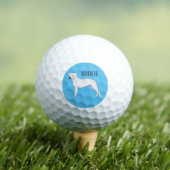 Balles De Golf Dogo argentino dessin animé pour chien (T-shirt Insitu)