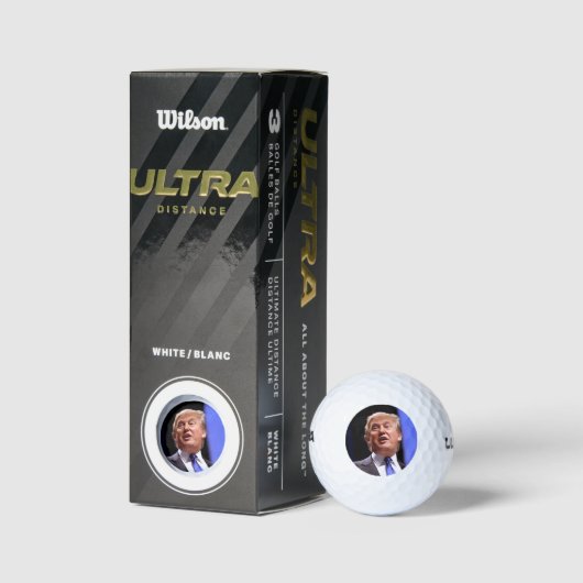 Balles De Golf Donald Trump (Emballage)