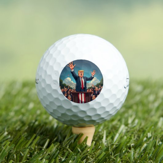 Balles De Golf Donald Trump (T-shirt Insitu)