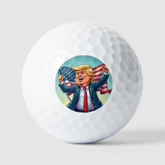 Balles De Golf Donald Trump (Recto)
