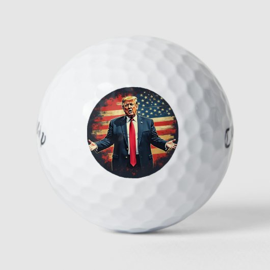 Balles De Golf Donald Trump (Devant)