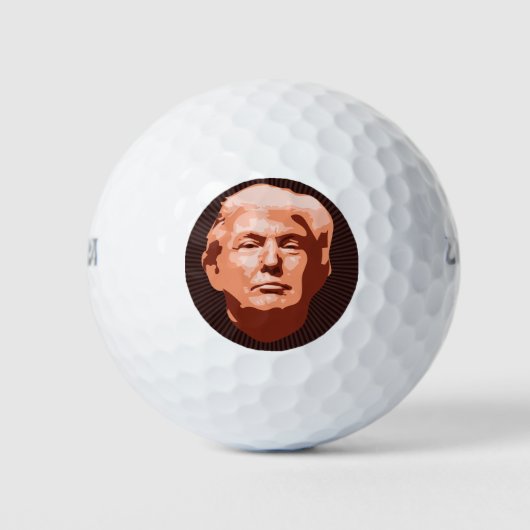 Balles De Golf Donald Trump (Devant)