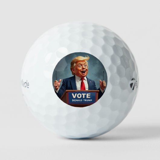 Balles De Golf Donald Trump (Recto)
