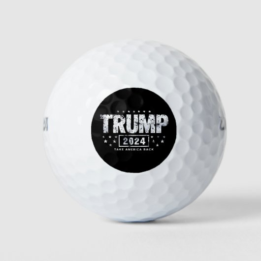Balles De Golf Donald Trump 2024 redonne l'élection américaine (Devant)