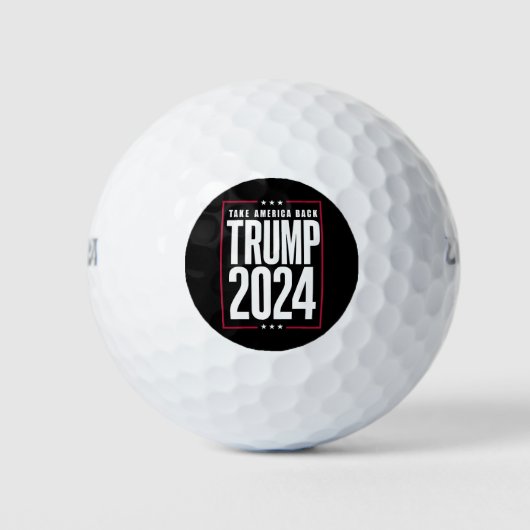 Balles De Golf Donald Trump 2024 redonne l'élection américaine (Devant)