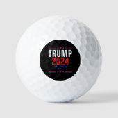 Balles De Golf Donald Trump 2024 redonne l'élection américaine (Recto)