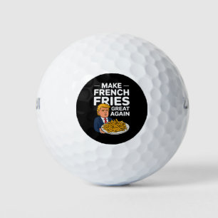 Balles De Golf Donald Trump 2024 Rendez la frite française grande