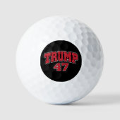 Balles De Golf Donald Trump 47 (Recto)