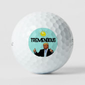 BALLES DE GOLF DONALD TRUMP FUNNY GOLF BALLS CHRISTMAS CADEAU (Recto)