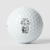 BALLES DE GOLF DONALD TRUMP FUNNY GOLF BALLS ROLLIN' (Recto)