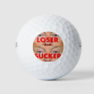 Balles De Golf Donald Trump LOSER SUCKER