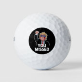 Balles De Golf Donald Trump vous a manqué (Devant)