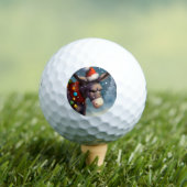 Balles De Golf Donkey de Noël (2) (T-shirt Insitu)