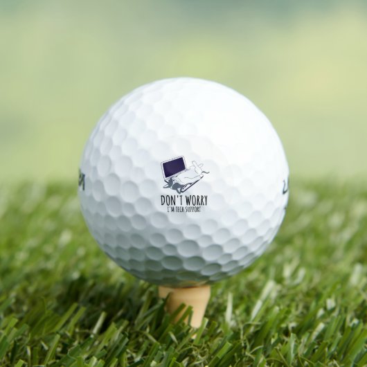 Balles De Golf Don't Worry I'm (T-shirt Insitu)