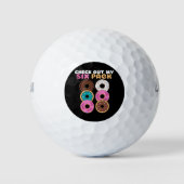 Balles De Golf Donut Funny (Devant)
