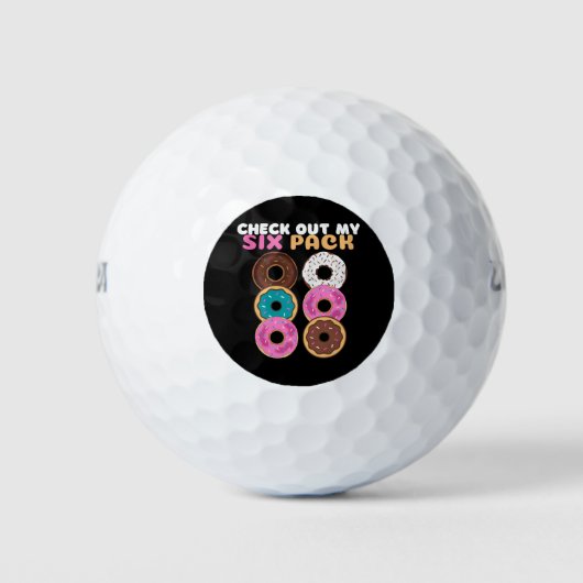 Balles De Golf Donut Funny (Devant)