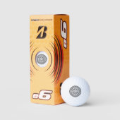 Balles De Golf Doodle Feuille d'érable d'automne (Emballage)
