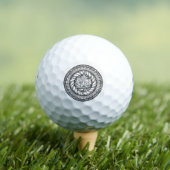 Balles De Golf Doodle Feuille d'érable d'automne (T-shirt Insitu)