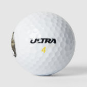 Balles De Golf Double exposition Ours et Bois (Logo)