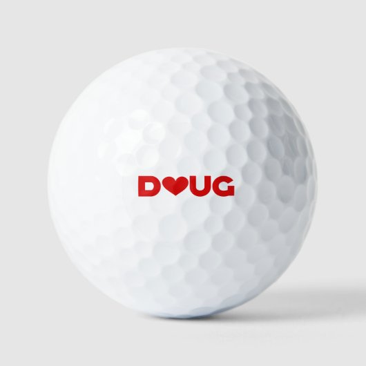 Balles De Golf Doug Love (Recto)