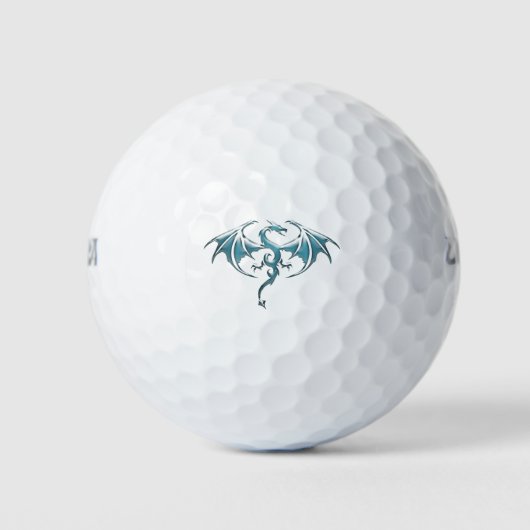Balles De Golf Dragon bleu (Devant)