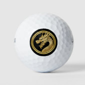 Balles De Golf Dragon d'or (Devant)