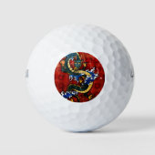 Balles De Golf Dragon japonais - Bonne fortune (Devant)