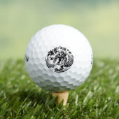 Balles De Golf Dragon noir (T-shirt Insitu)