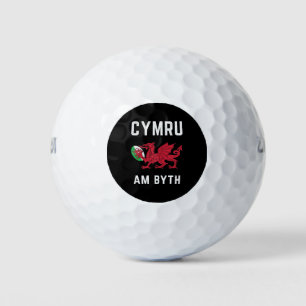 Balles De Golf Dragon rouge gallois Cymru Racets de rugby Roots F