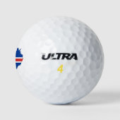 Balles De Golf Drapeau (Logo)