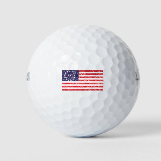 Balles De Golf drapeau-1776 (Devant)