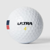Balles De Golf drapeau 4 juillet américain (Logo)