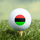 Balles De Golf Drapeau africain (T-shirt Insitu)