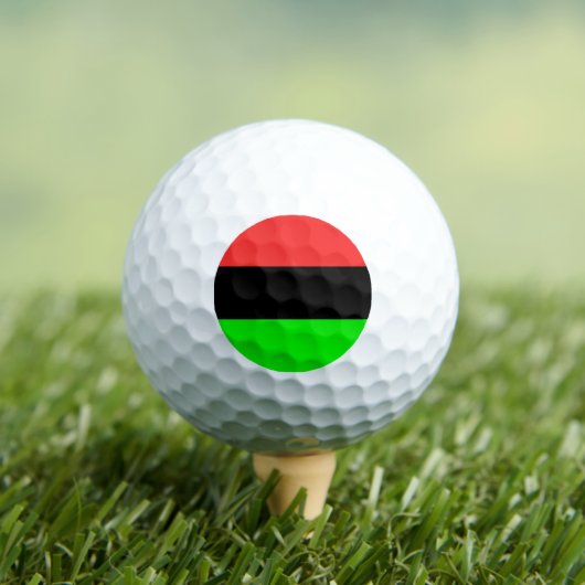 Balles De Golf Drapeau africain (T-shirt Insitu)