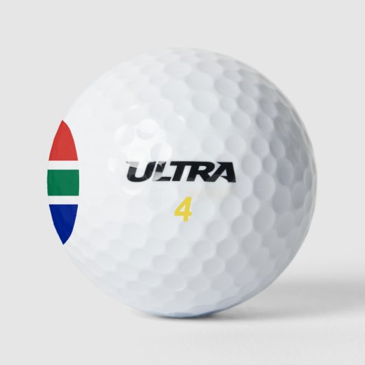 Balles De Golf Drapeau Afrique du Sud (Logo)