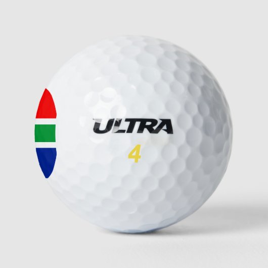 Balles De Golf Drapeau Afrique du Sud (Logo)