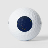 BALLES DE GOLF DRAPEAU ALASKA (Devant)