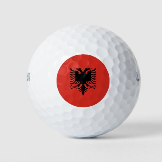 Balles De Golf Drapeau albanais (Devant)