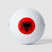 Balles De Golf Drapeau Albanie (Devant)