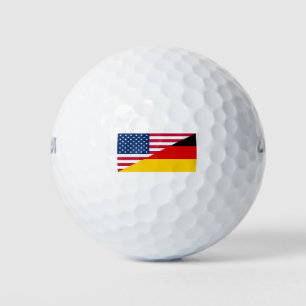 Balles De Golf Drapeau allemand American Pride US Allemagne